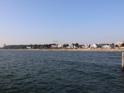 Blick auf Scharbeutz von der Ostsee