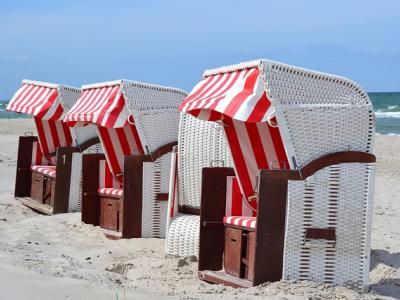 Strandkörbe in Scharbeutz